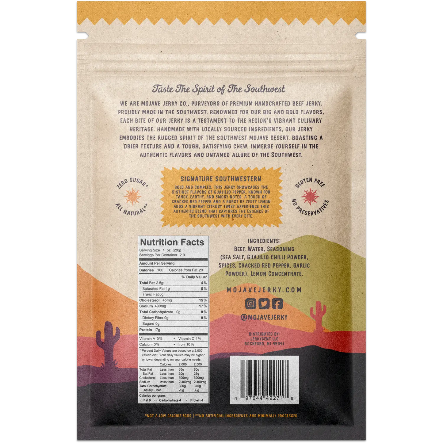 Mojave Beef Jerky