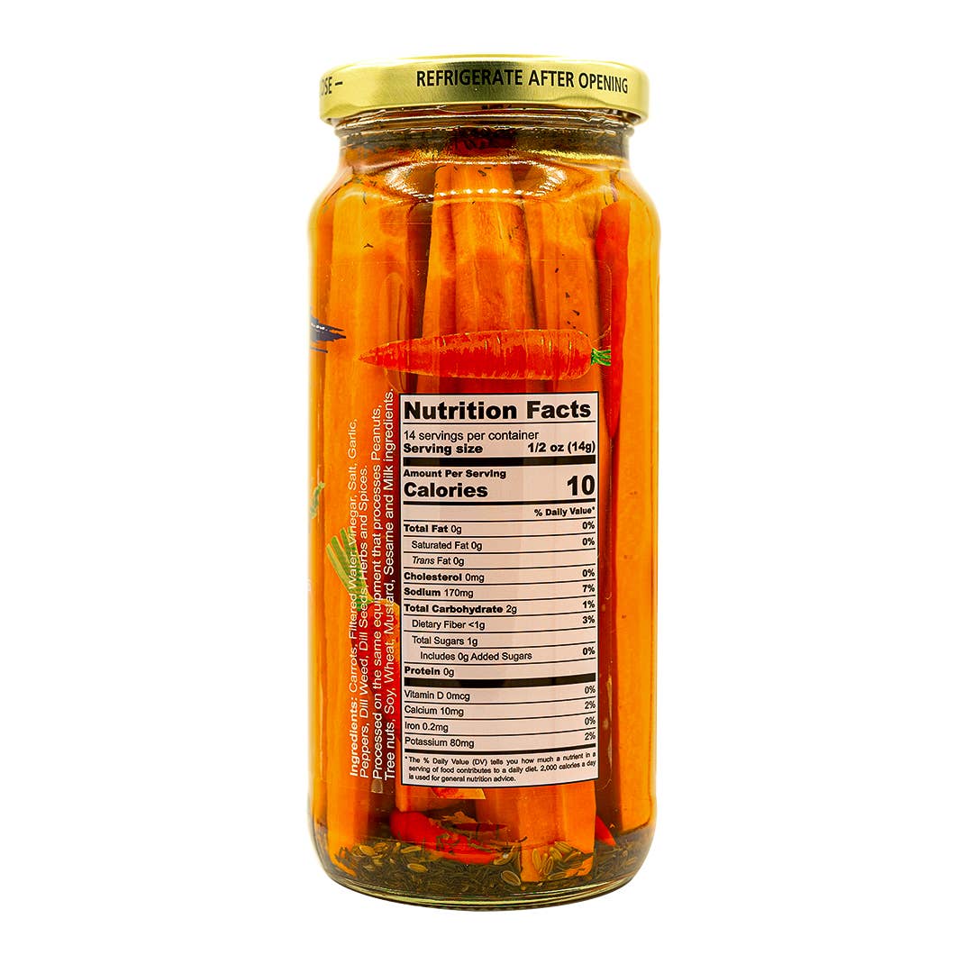 Artisanal Pickled Carrots