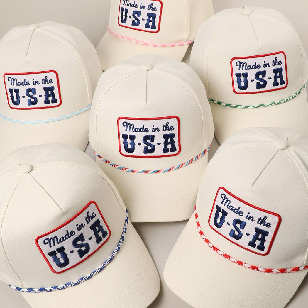 Woman's USA Patch Trucker Hat