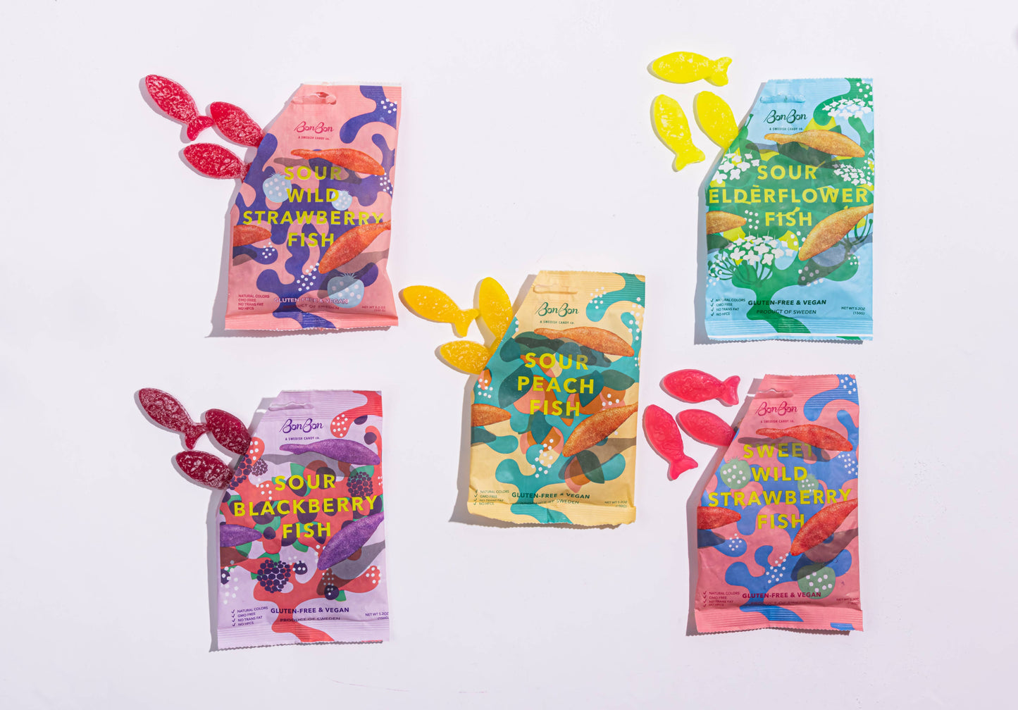 Sweet Wild Strawberry Fish Candy