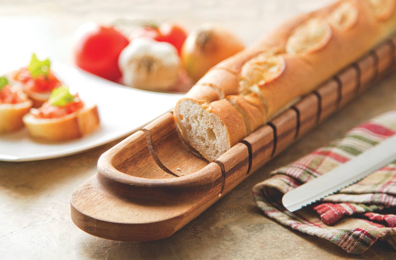 Baguette Miter / Board Acacia Wood