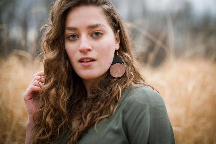 Chime Retro Wooden Earring