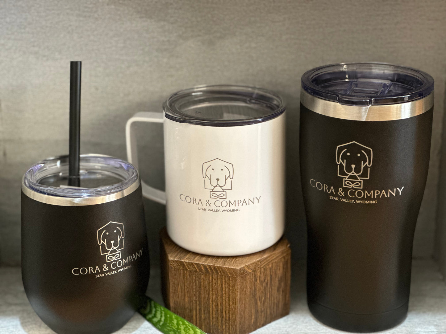 12oz Cora & Co Wine Tumbler