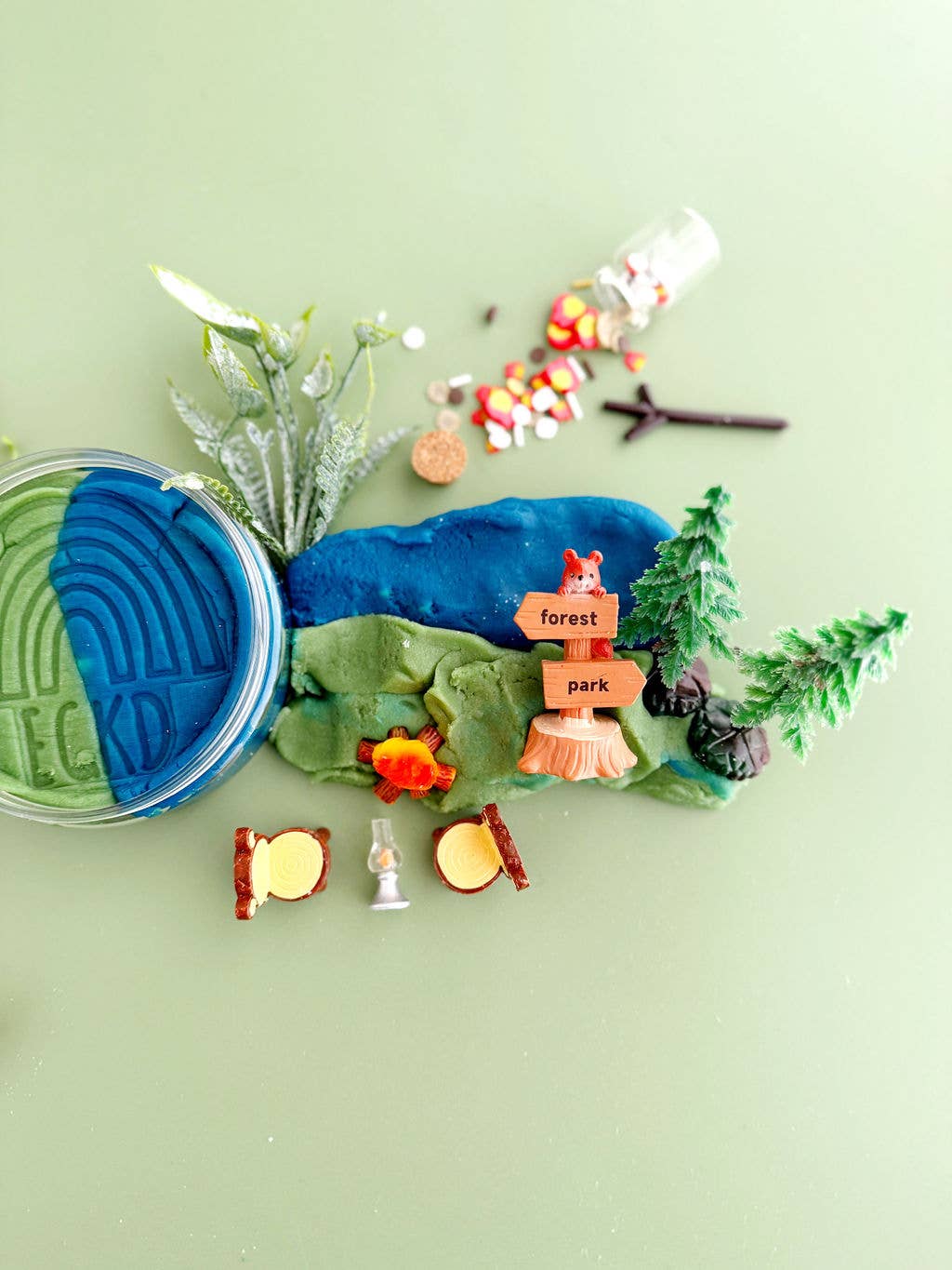 Camping Play Dough