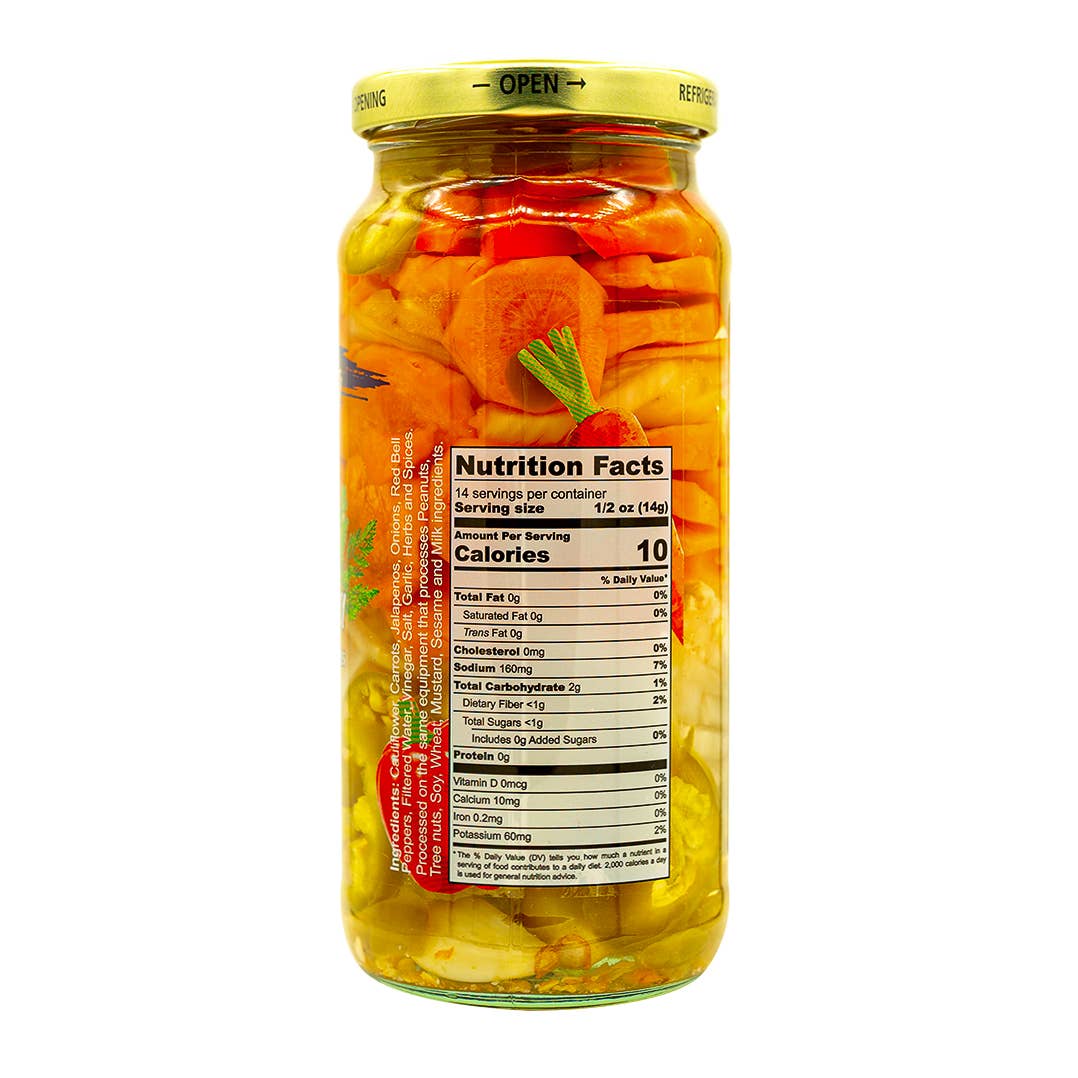 Artisanal Pickled Giardiniera