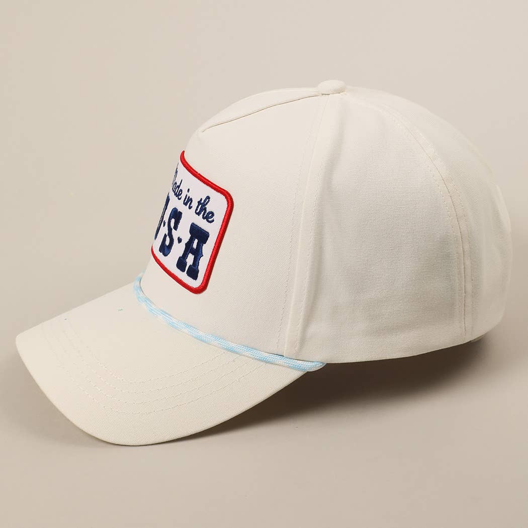 Woman's USA Patch Trucker Hat