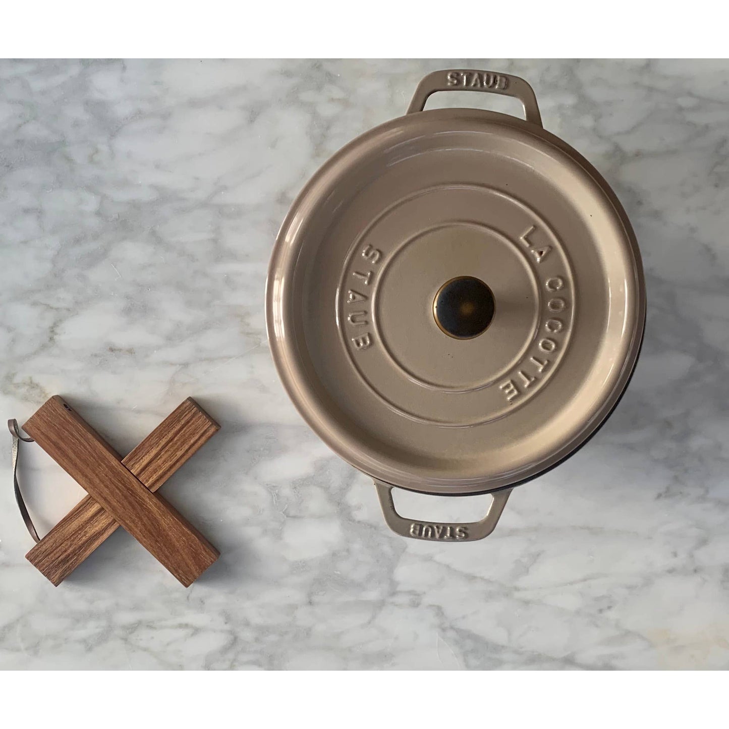 Ironwood Gourmet Kobe Trivet, Acacia Wood Hot Dish Holder