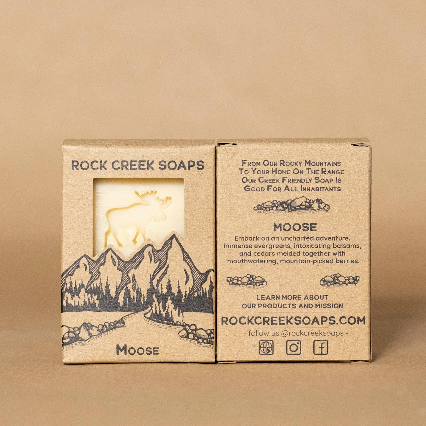 Moose Bar Soap: Balsam & Cedar
