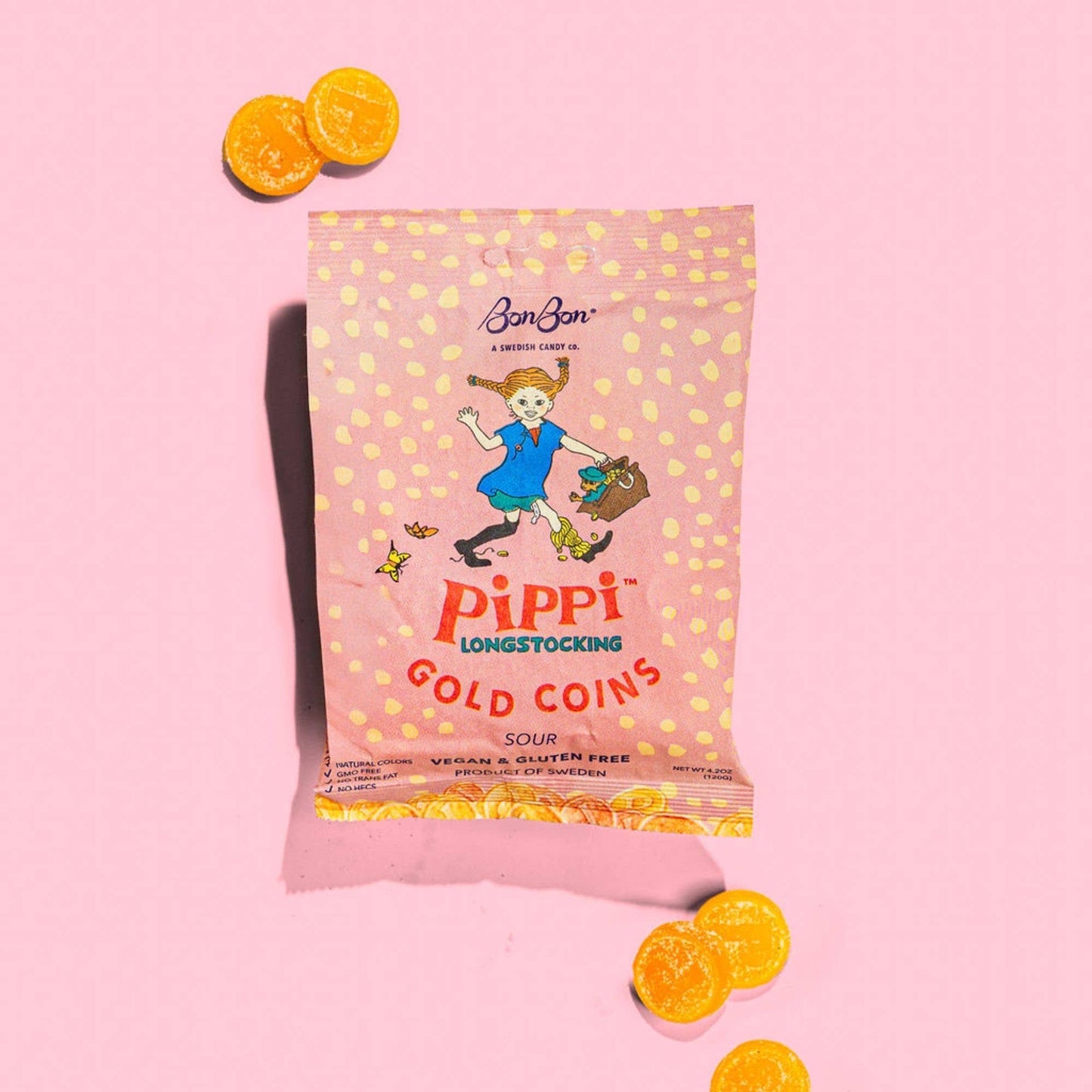 Pippi Longstocking Gold Coin Candy