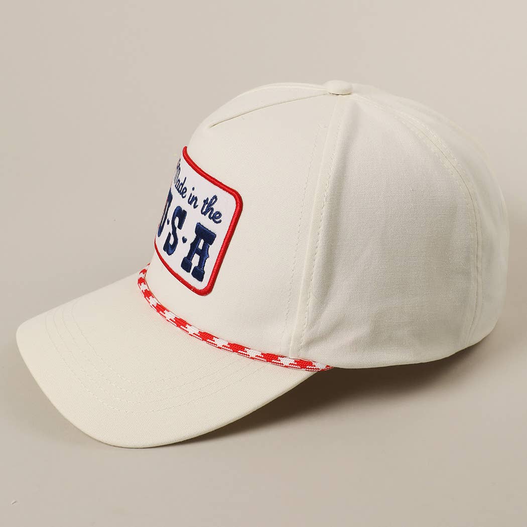 Woman's USA Patch Trucker Hat
