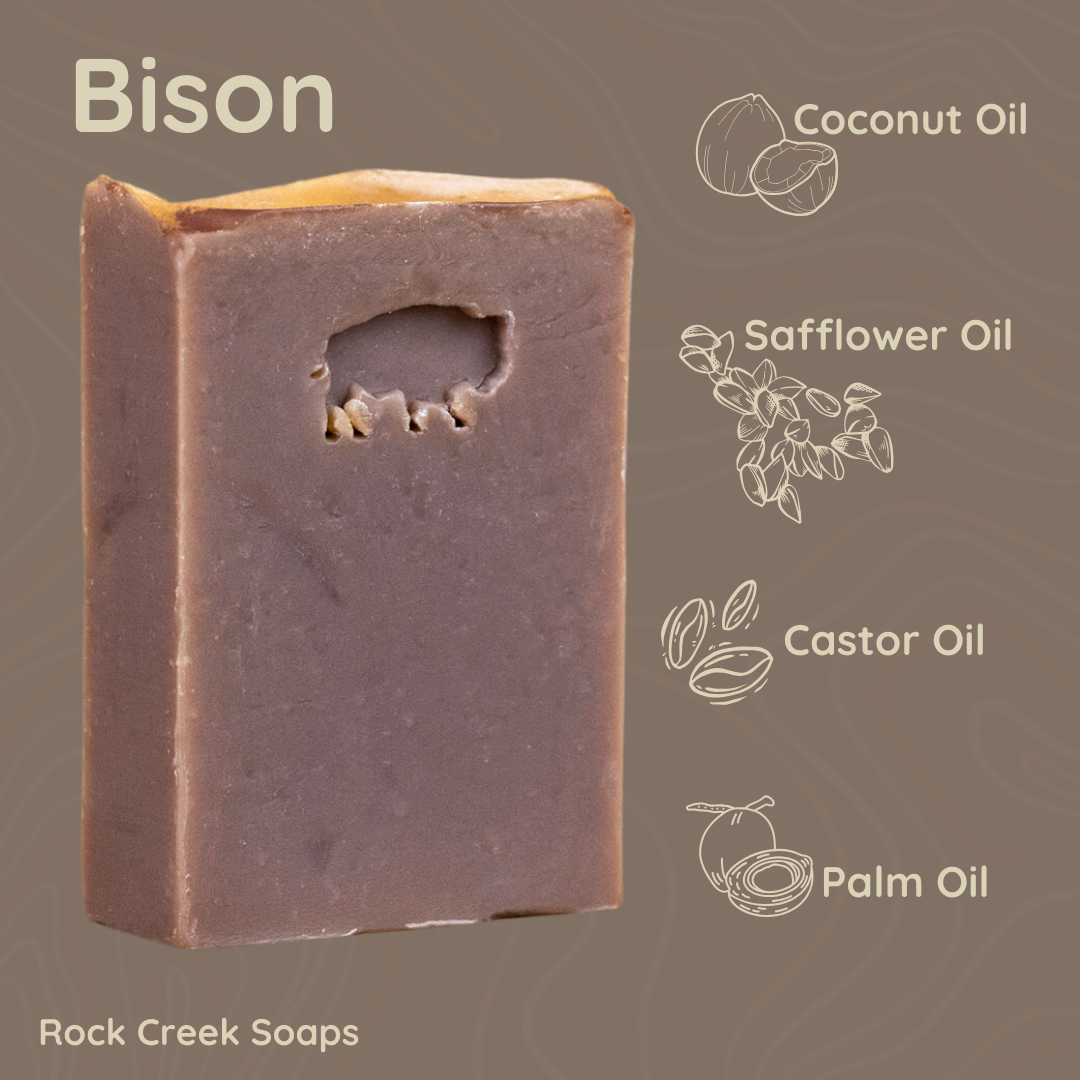 Bison Bar Soap | Amber Vanilla & Lavender