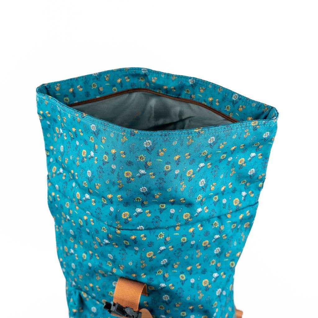 Adventure Anna Backpack - Spring Floral Teal