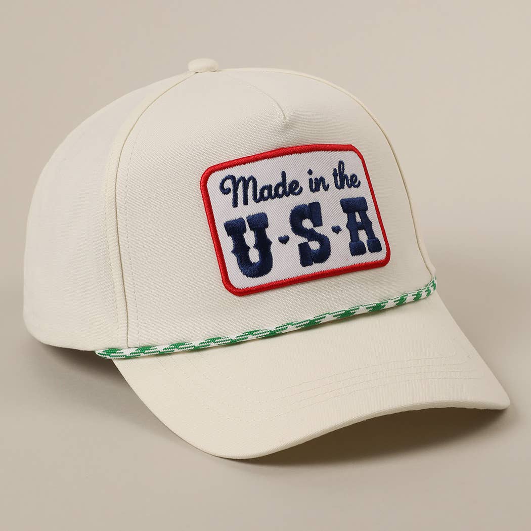 Woman's USA Patch Trucker Hat