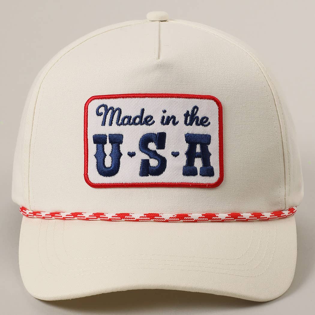 Woman's USA Patch Trucker Hat