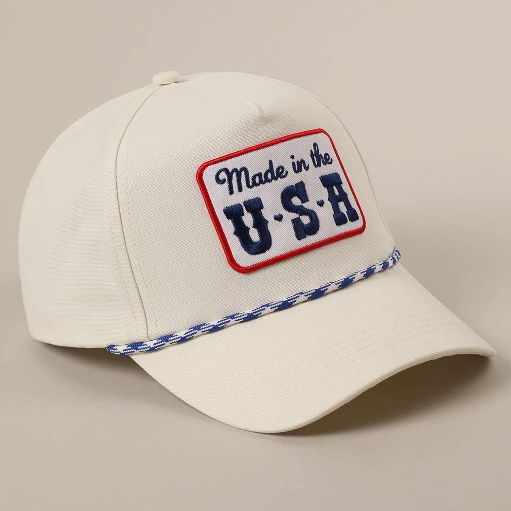 Woman's USA Patch Trucker Hat