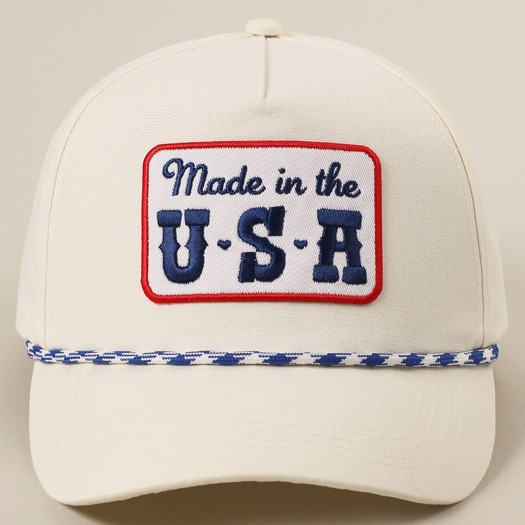 Woman's USA Patch Trucker Hat