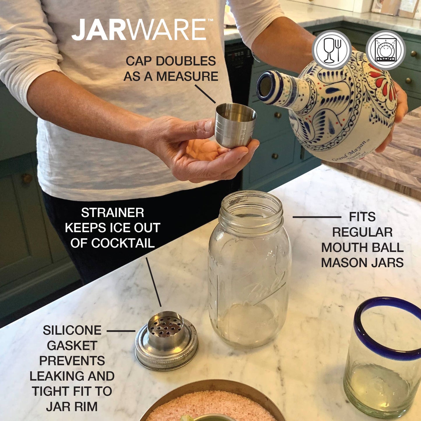 Mason Cocktail Shaker
