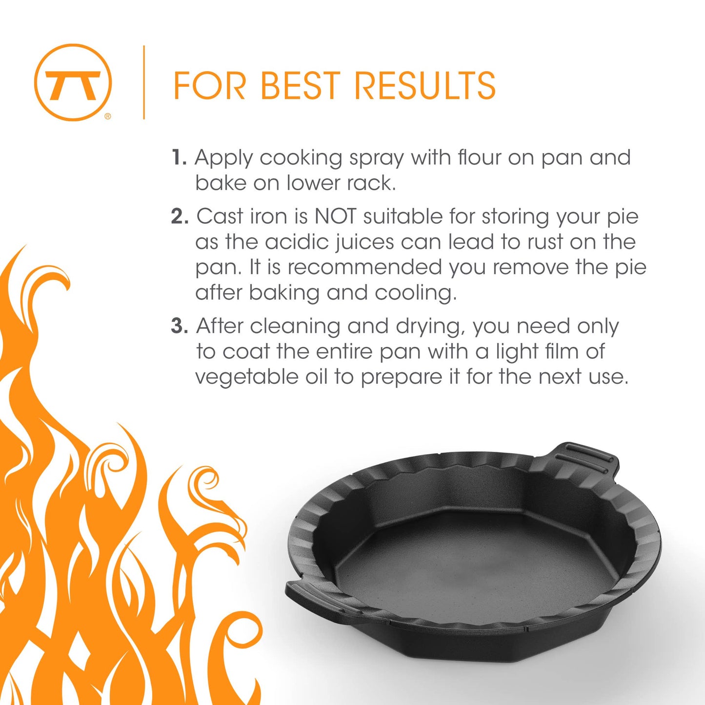 Cast Iron Pie Pan