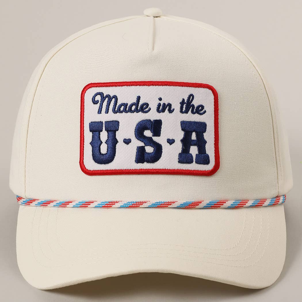 Woman's USA Patch Trucker Hat