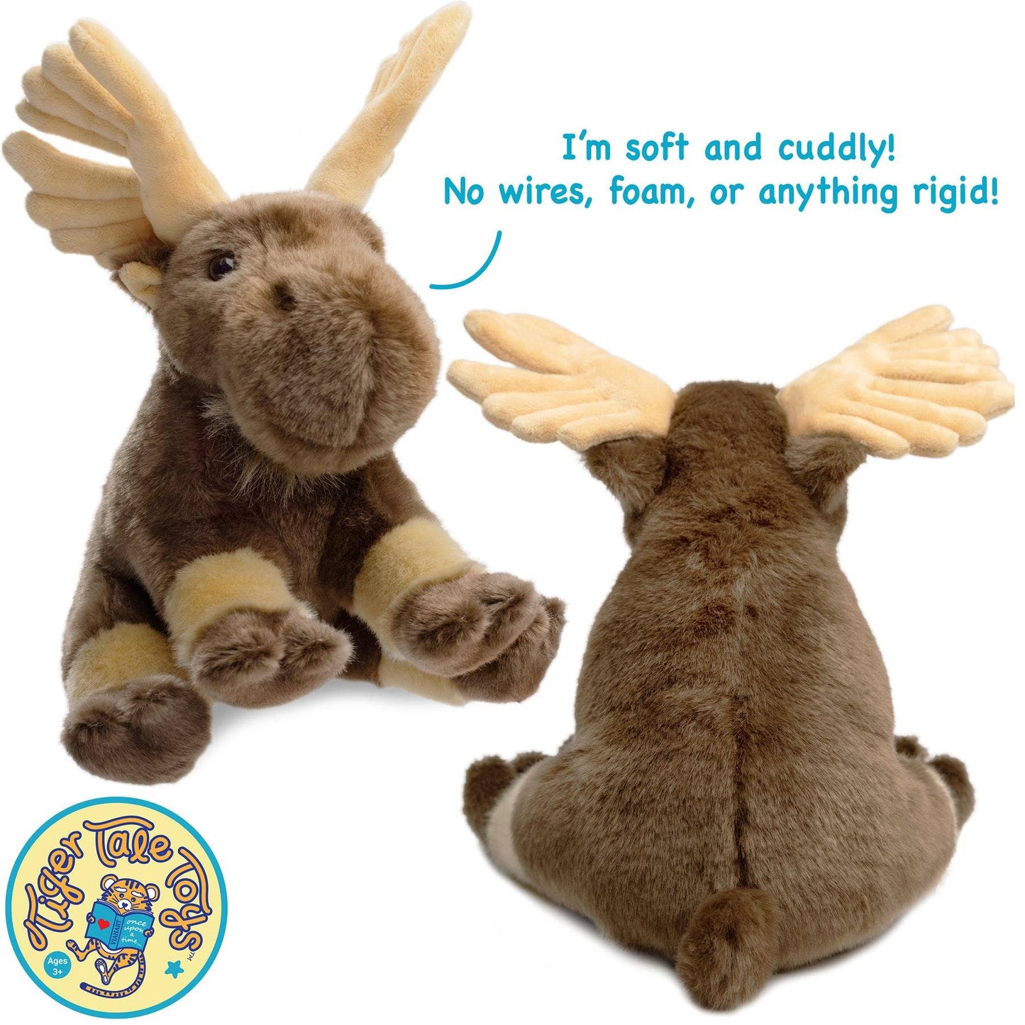 Martin The Moose | 11 Inch Stuffed Animal Plush