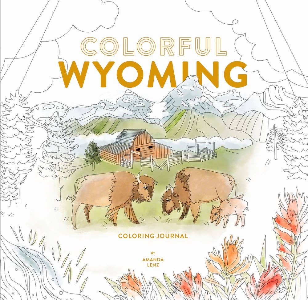 Wyoming Coloring Journal