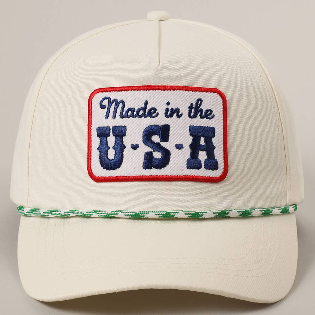 Woman's USA Patch Trucker Hat