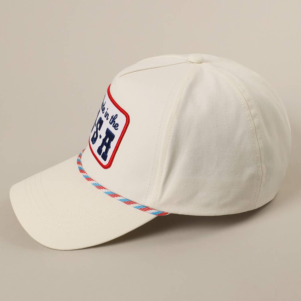 Woman's USA Patch Trucker Hat