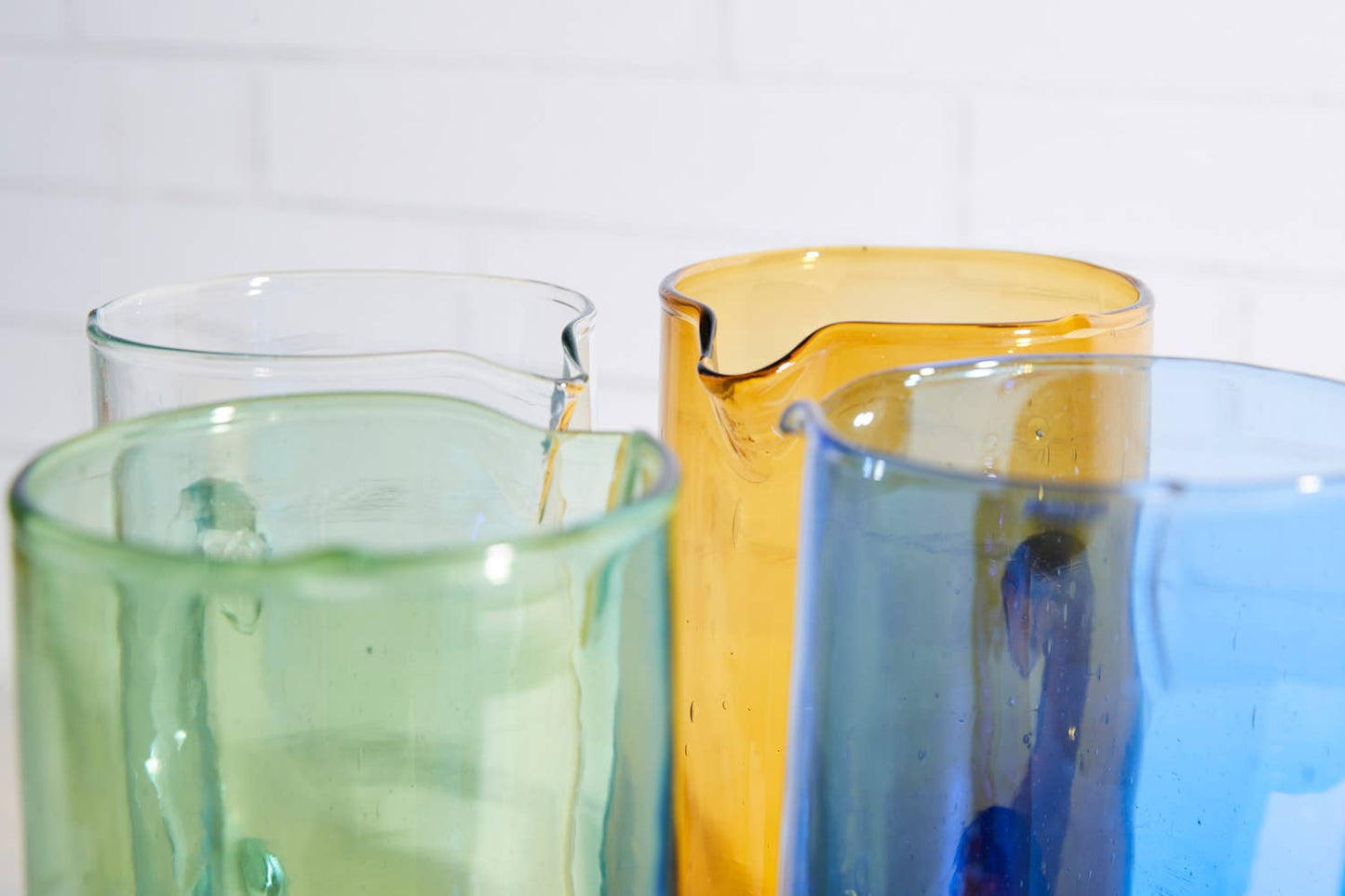 Single Small Moroccan Cone Jug - Green