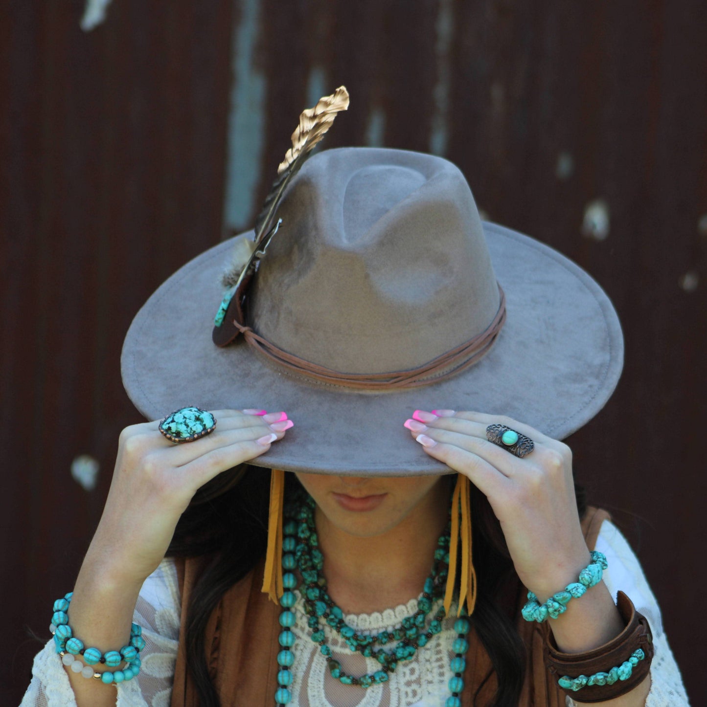 Blue Turquoise Rings