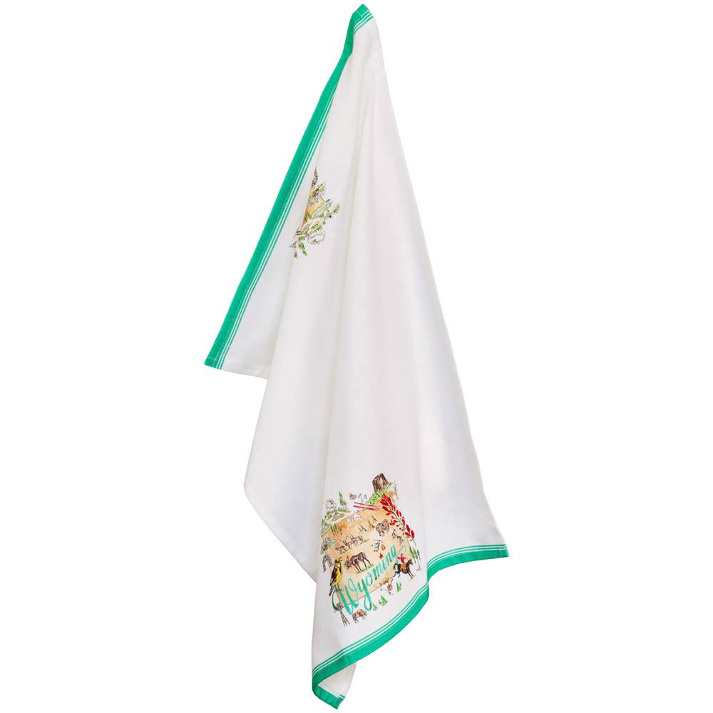Wyoming Cotton Tea Towels Set Of 2
