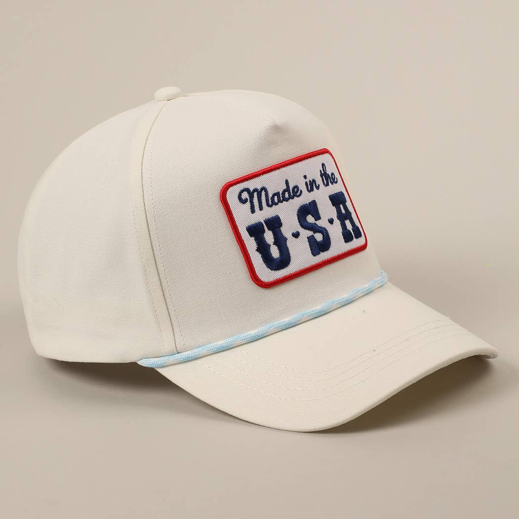Woman's USA Patch Trucker Hat