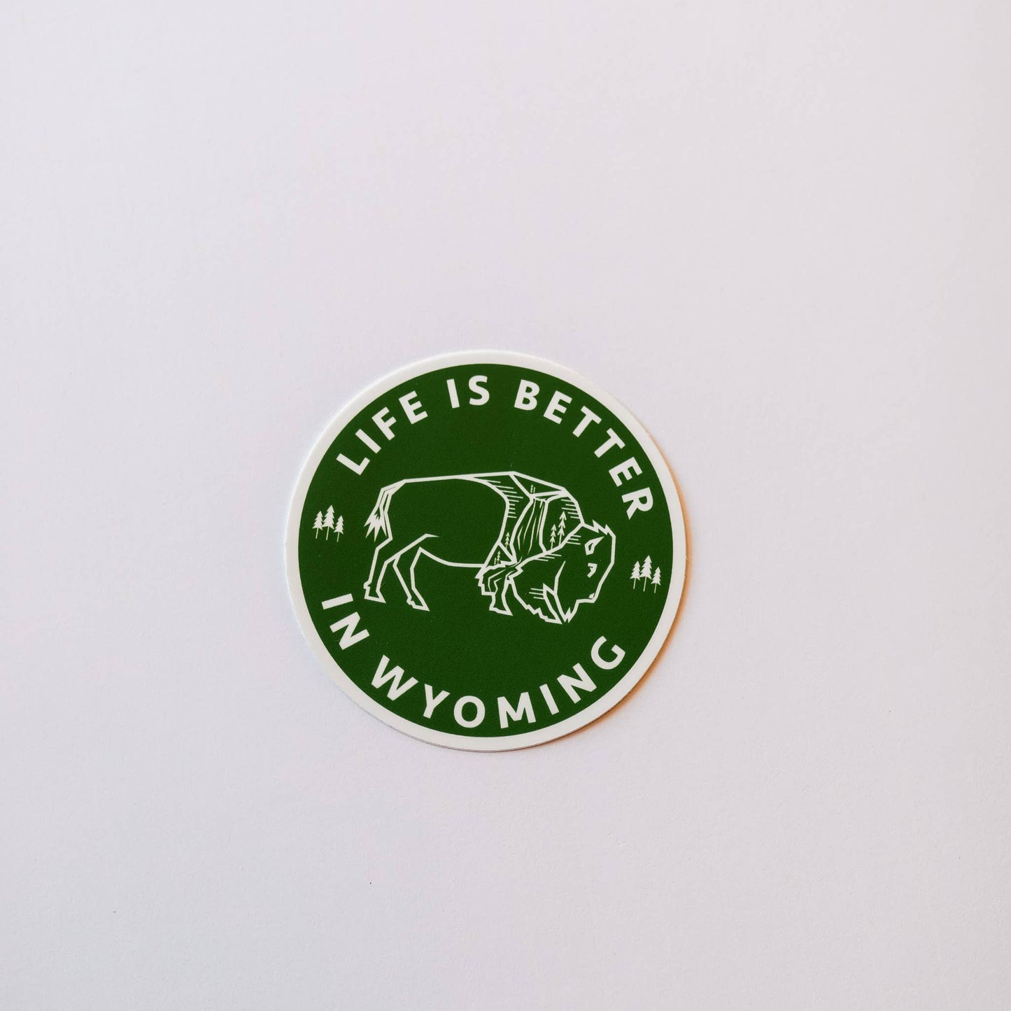 Life is Better in Wyoming Vinyl Stickers
