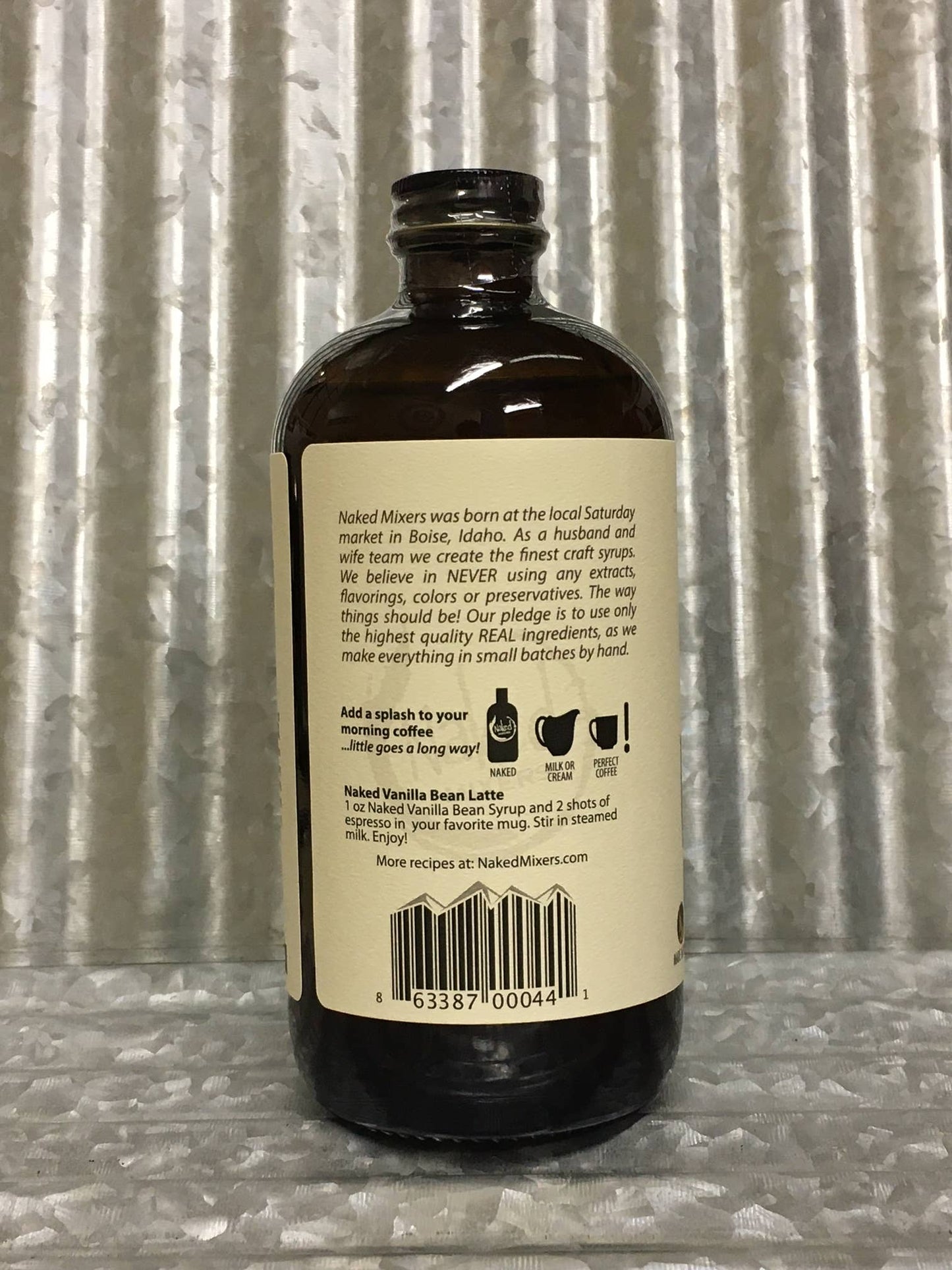 Naked Vanilla Bean Syrup