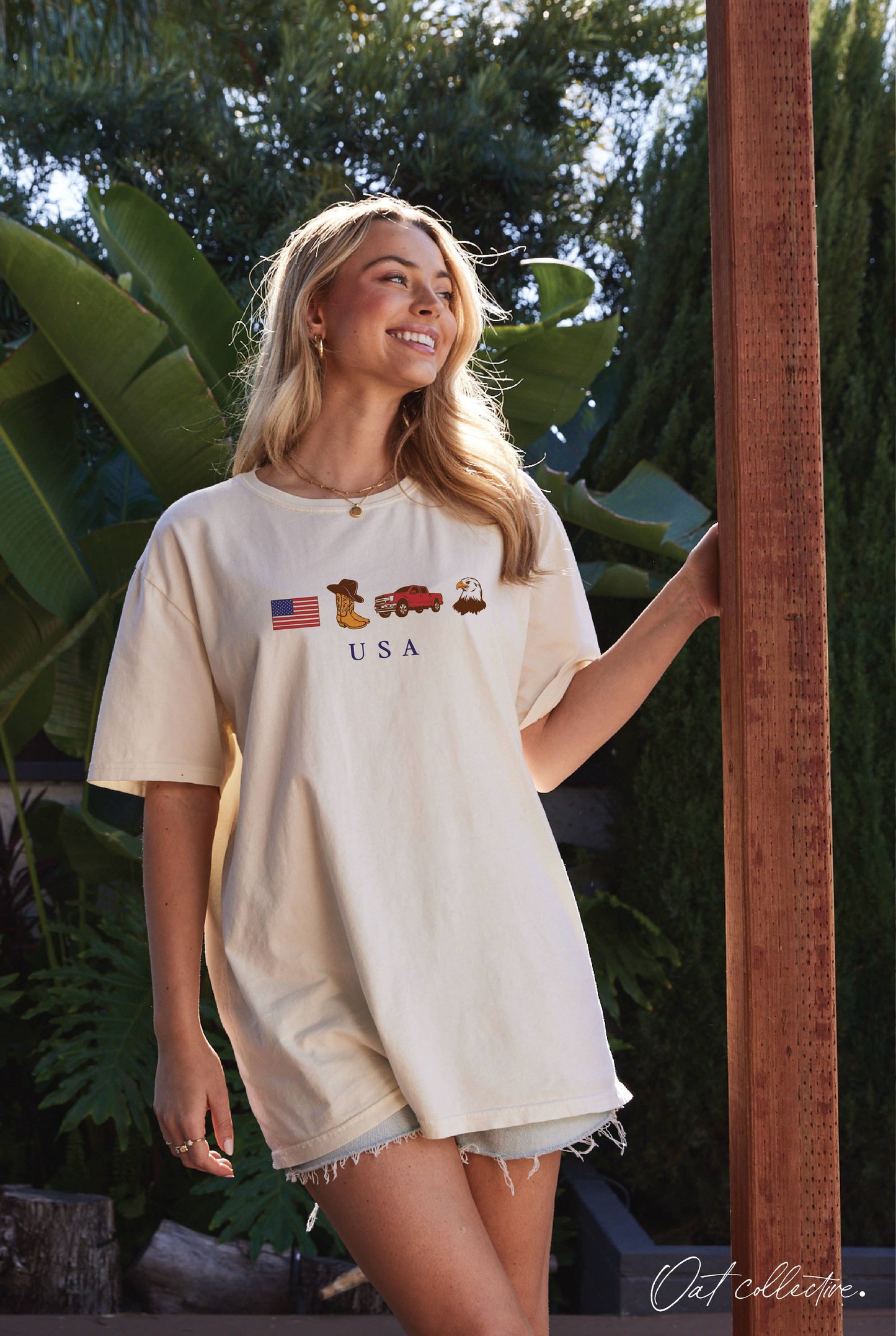 USA Oversized Woman's Top