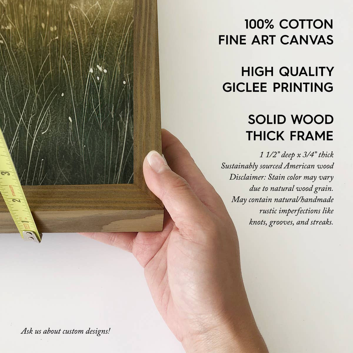Wyo Grassy Landscape - Canvas Art