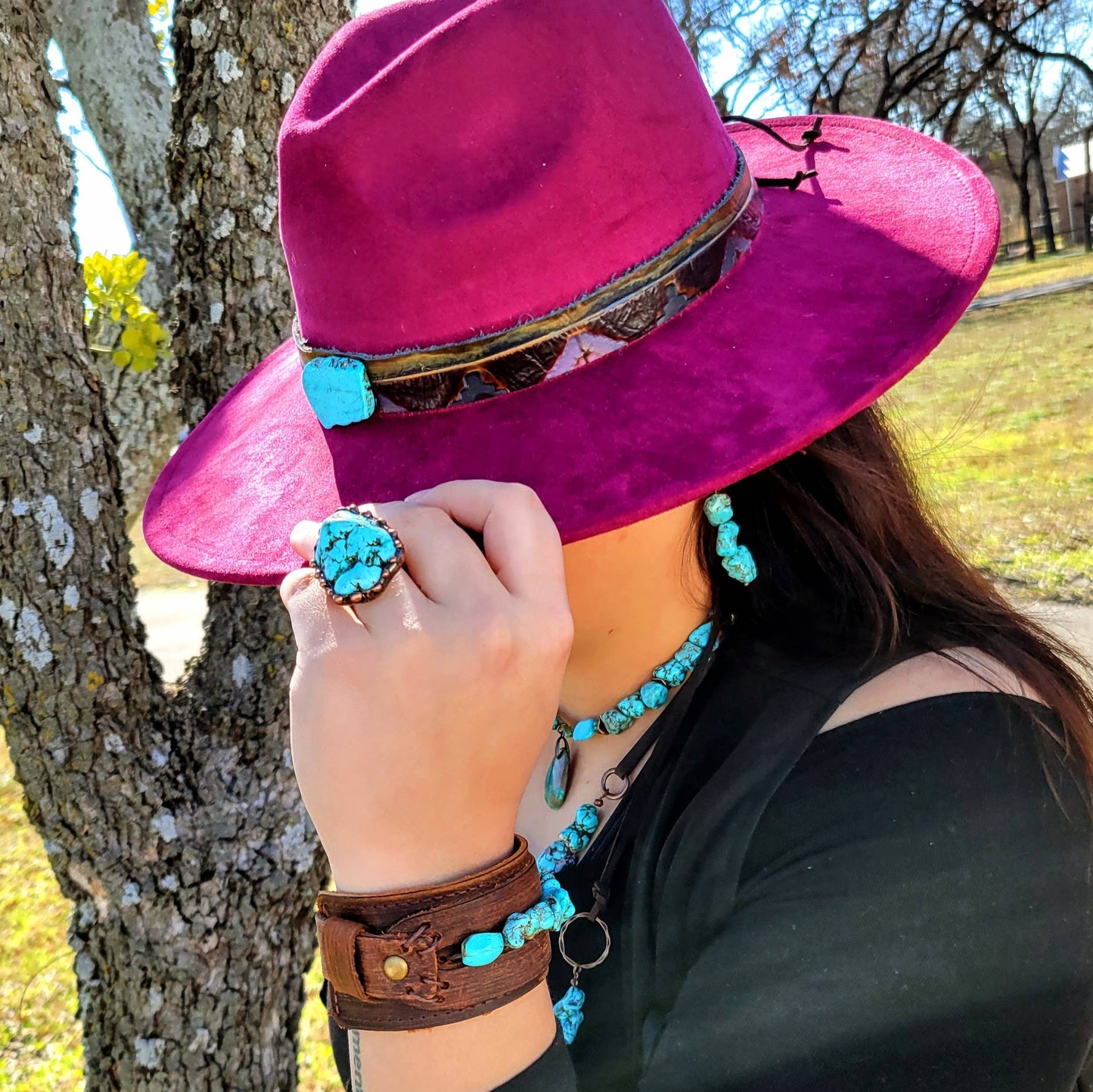 Blue Turquoise Rings