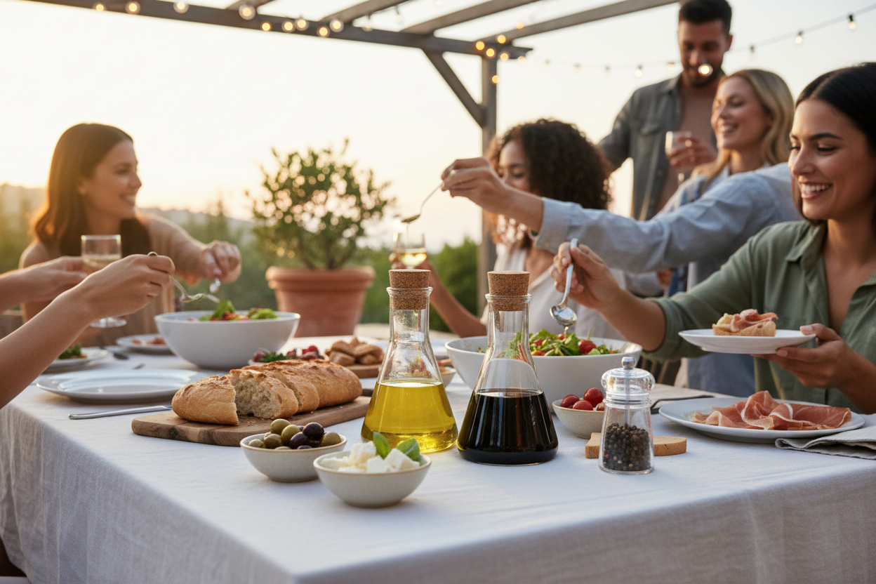 Oil And Vinegar Glass Set, 3.3"X 6"