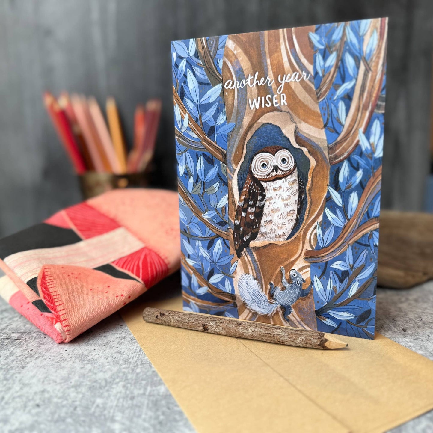 Owl Bday Card