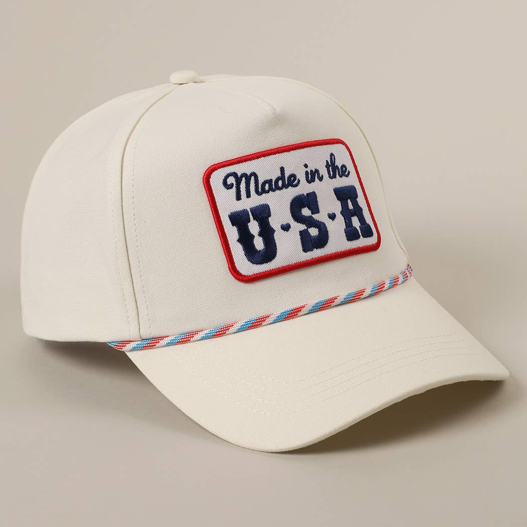 Woman's USA Patch Trucker Hat