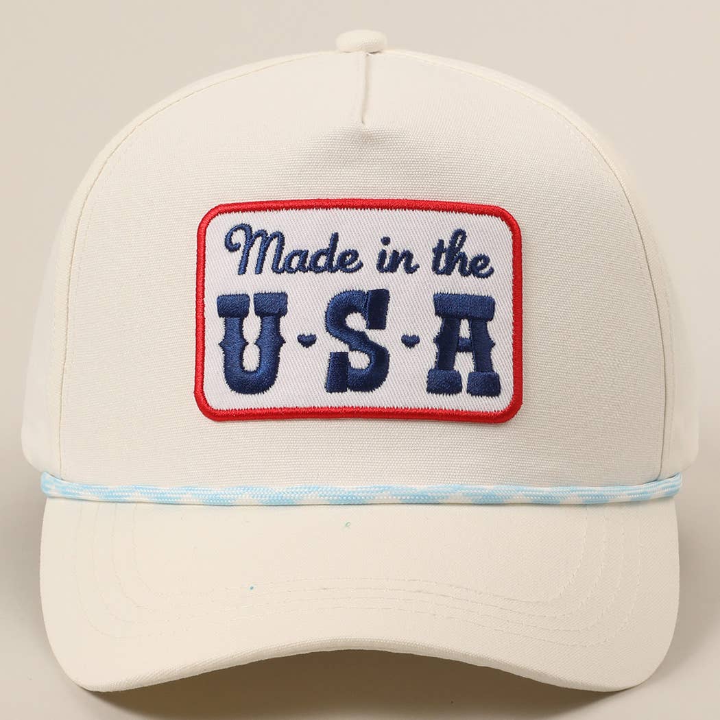 Woman's USA Patch Trucker Hat