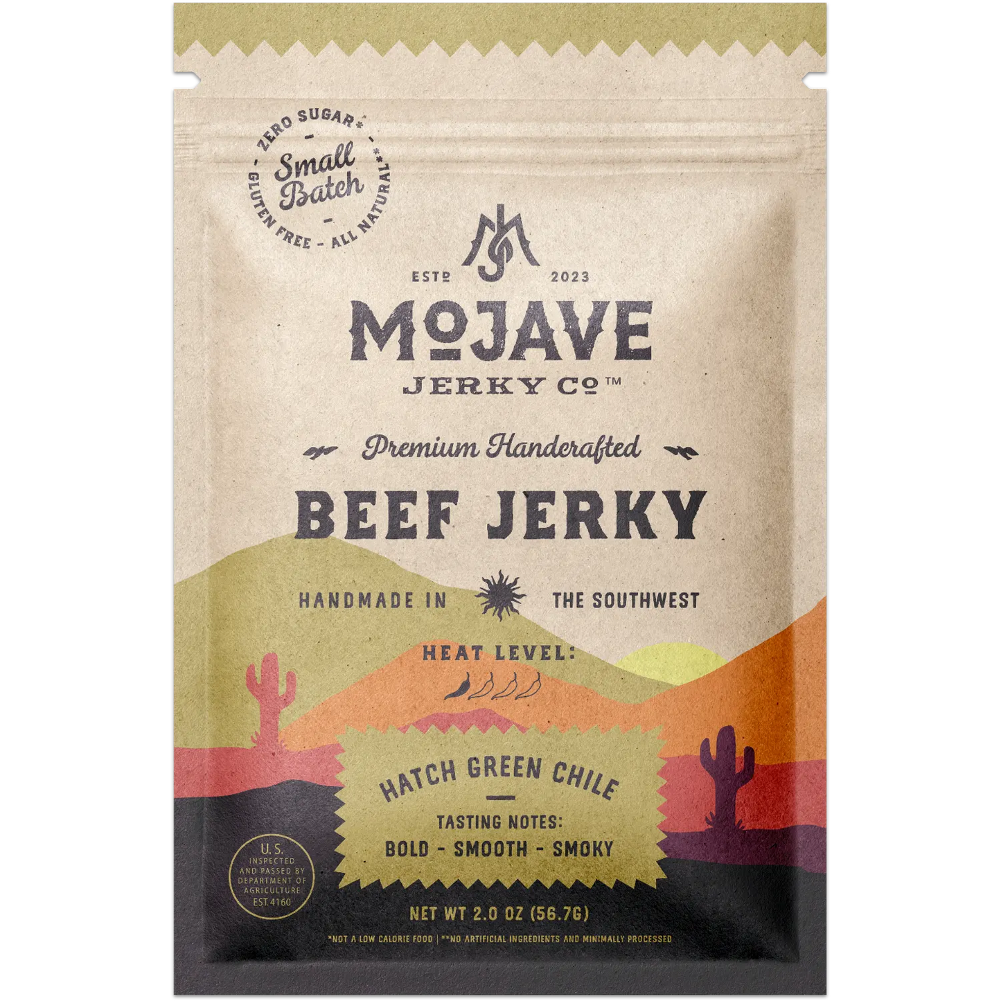 Hatch Green Chile Beef Jerky