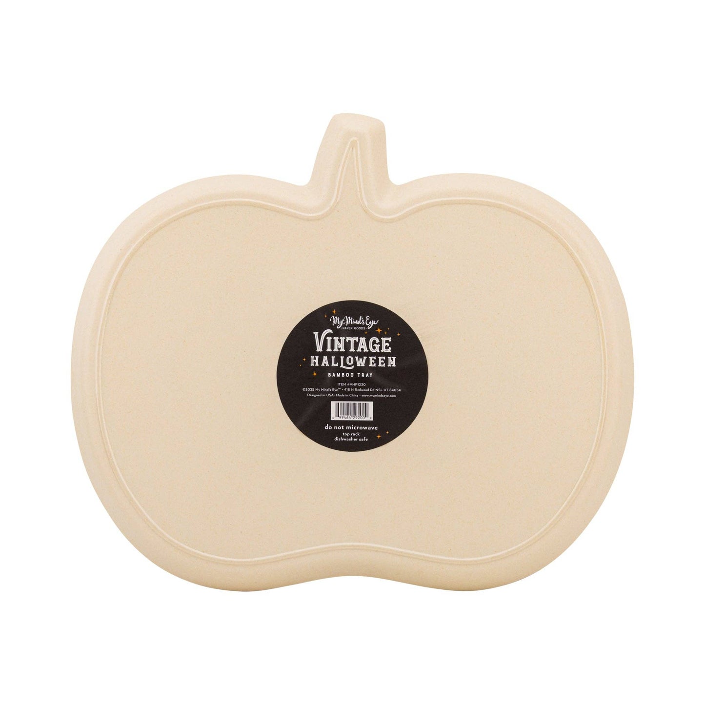 Pumpkin Bamboo Party Tray