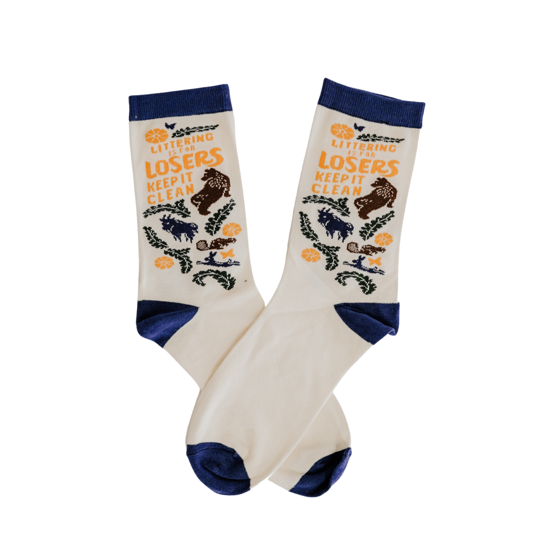 Littering is For Losers Unisex Socks