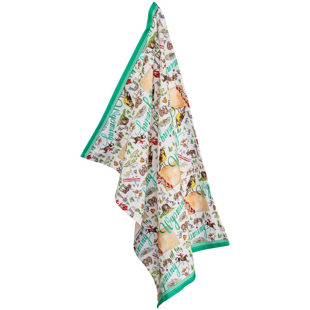 Wyoming Cotton Tea Towels Set Of 2