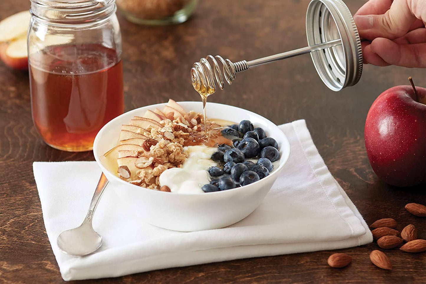 Honey Dipper Mason Jar