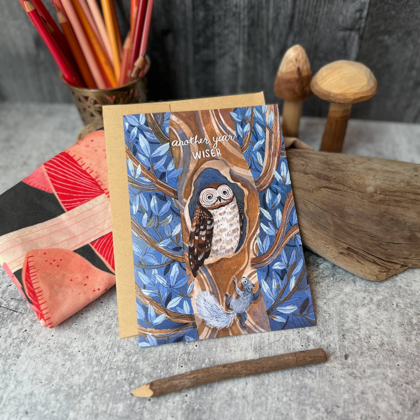 Owl Bday Card