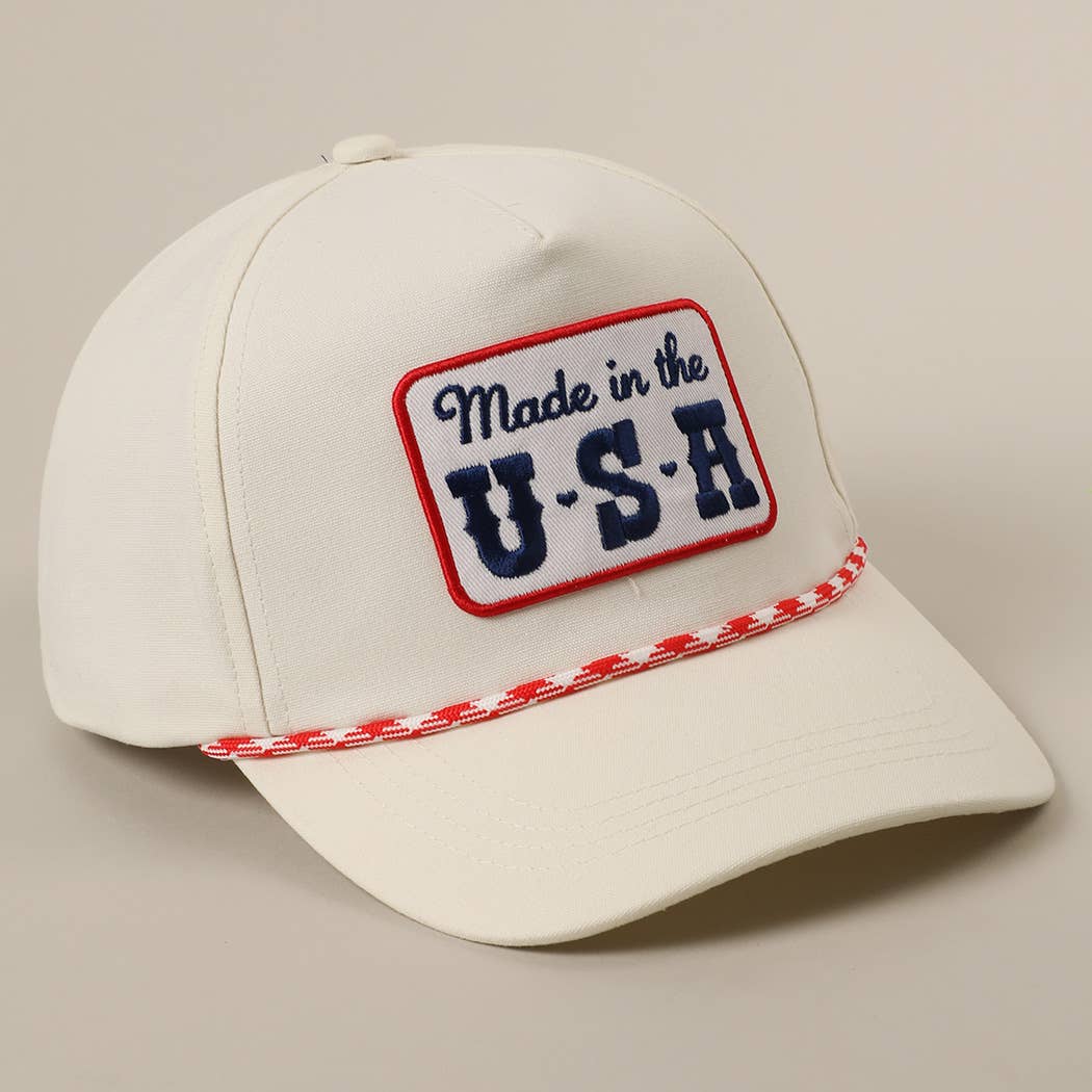 Woman's USA Patch Trucker Hat