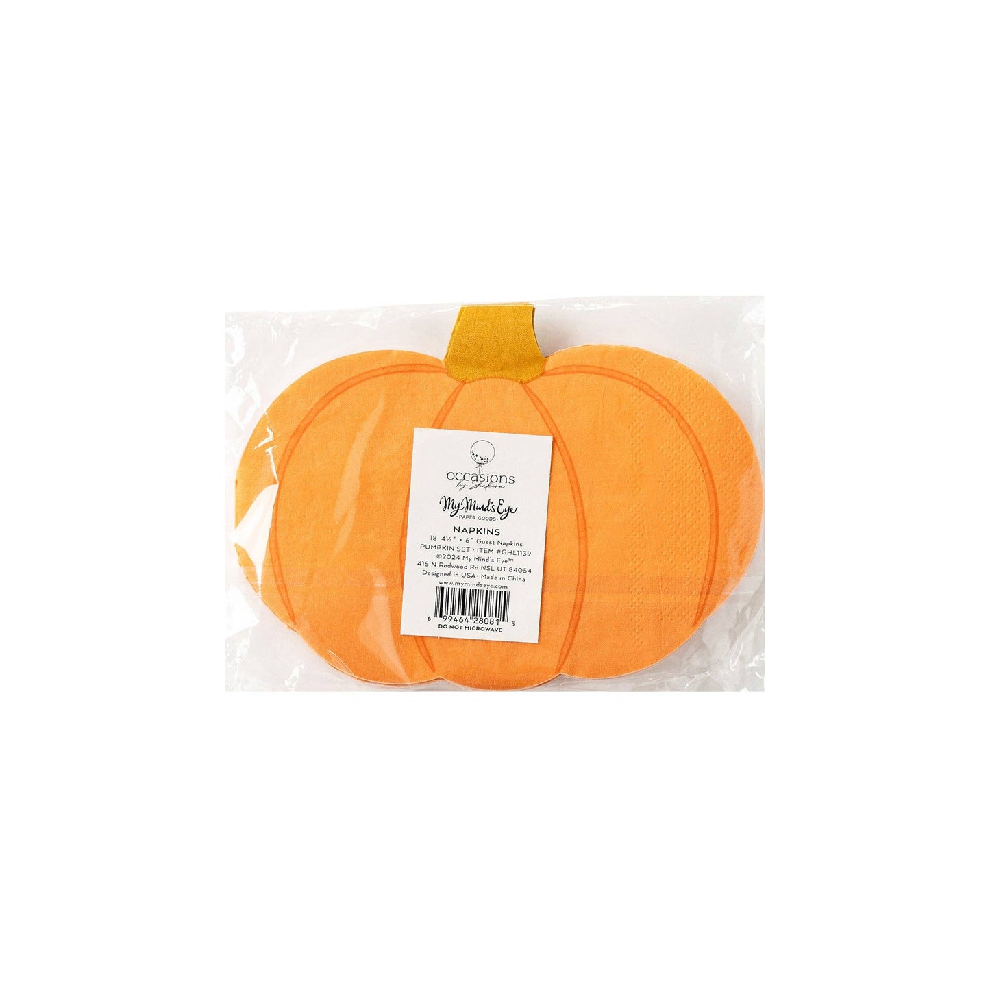 Pumpkin Shaped Party Napkin