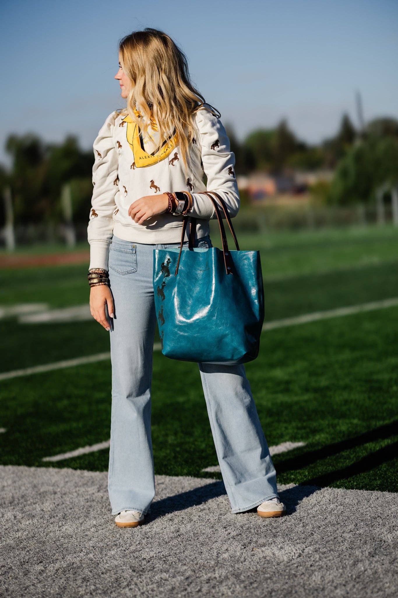 Steamboat Collection | Market Tote | Turquoise