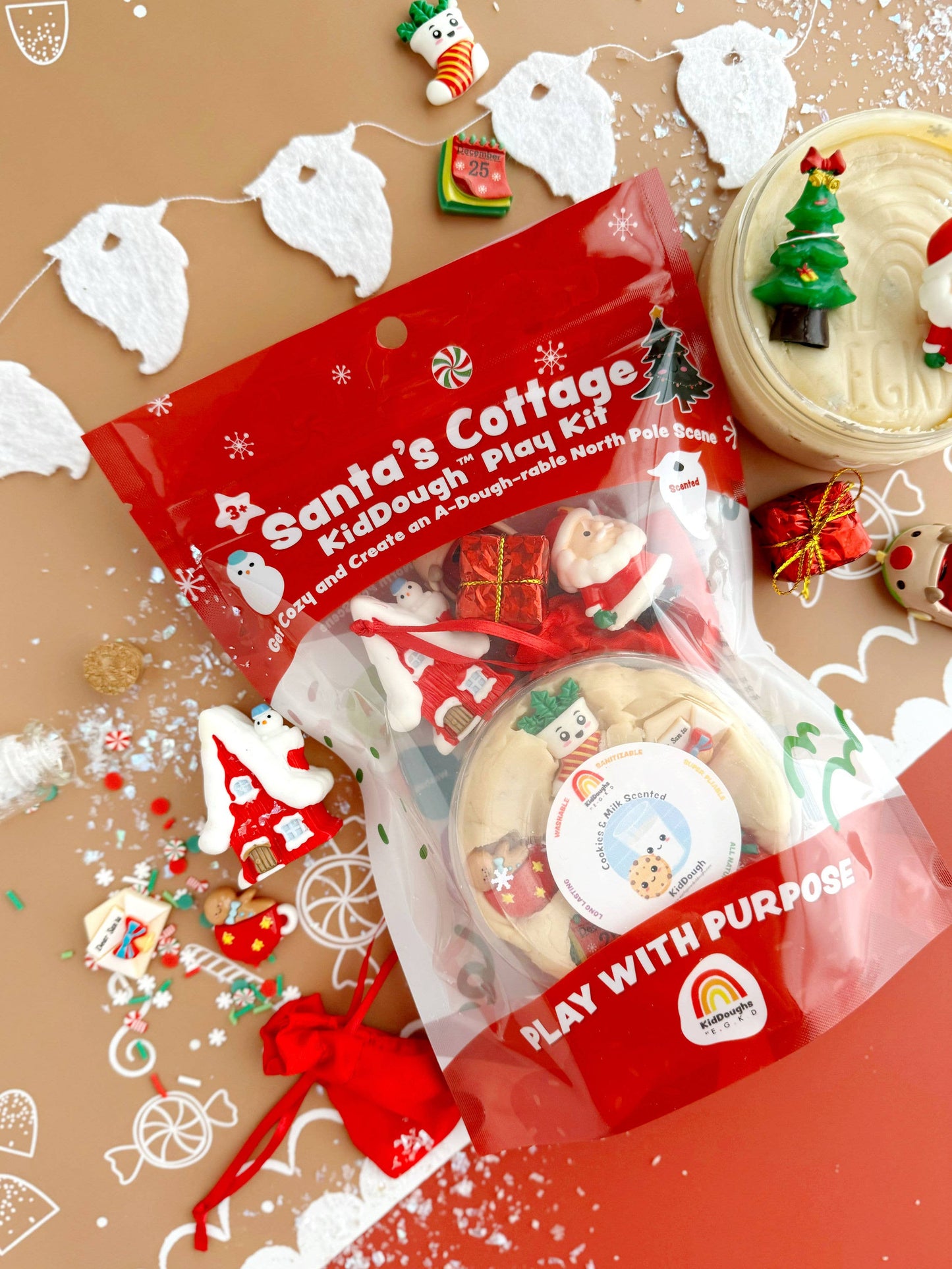 Santa's Cottage Play Dough Kit